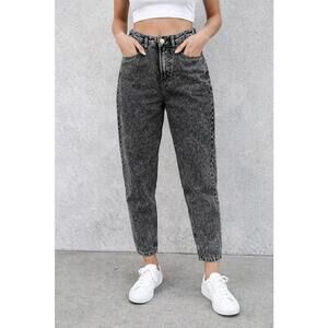 Cropp Denim Acid Wash Mom's Jeans - Size 28